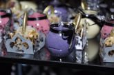 Doces em copinhos de vidro decorados ganache