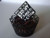 Cupcake chocolate e nozes